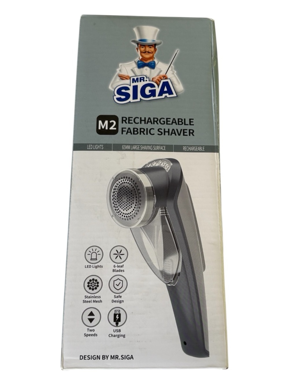 Fabric Shaver. Mr Siga M2 Rechargeable Fabric shaver - Grey